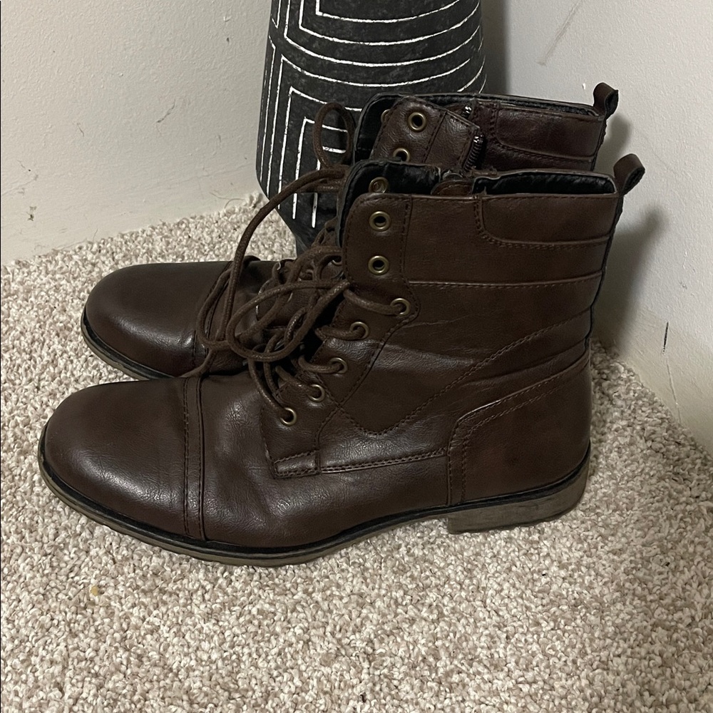 Kohl's Dark Brown Men's Boots brown size 9 men’s